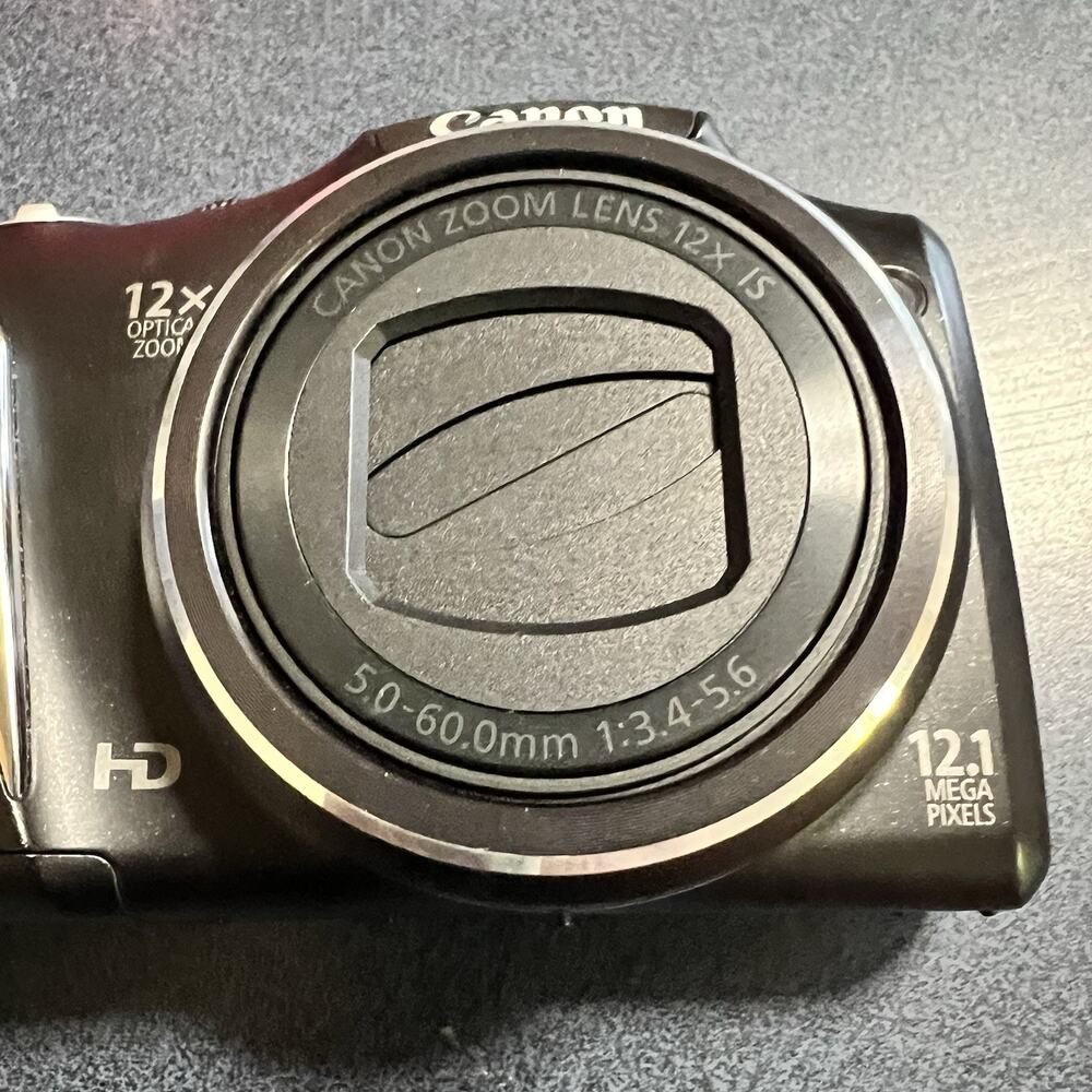 Canon PowerShot SX130 IS 12.1MP Digital Camera BUNDLE Box SD Card Tested Works - Picture 9 of 13